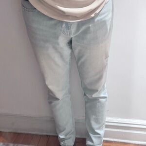 Hollister Men’s Skinny Jeans in Light Blue Wash